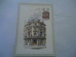 DDR  GERMANY MAXIMUM CARDS  1987 BUILDING   BERLIN - Cartoline Maximum