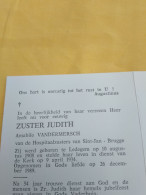 Doodsprentje Amabile Vandermersch / Ledegem 10/8/1908 - 26/12/1989 ( Zuster Judith / Hospitaalzuster ) - Godsdienst & Esoterisme