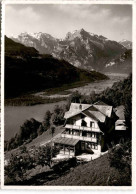 Kurhaus "Bellevue", Amden - Blick Auf Walensee (21962) * 4. 8. 1954 - Amden