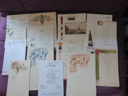 Lot De 150 Menus Mariage, Communion, Baptême, Pub Vins Apéritifs, Champagne - Menus