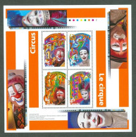 Cirque / Circus; Clown; Feuillet De / Pane Of 4 Timbres / Stamps Sc. # 1757-1760; Neuf / Mint (11146) - Unused Stamps