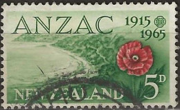 NEW ZEALAND 1965 50th Anniversary Of Gallipoli Landing - 5d Anzac Cove FU - Usados