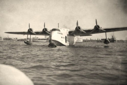 Imperial Airways Shorts Empire Flying Boat 'Corinthian' In Alexandria,Egypt 1938  - PHOTO 150x100mms - 1919-1938: Entre Guerres