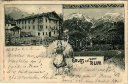 T3 1903 Rum (Tirol), Gasthaus Zum Altwirt / Inn, General View. Art Nouveau (EK) - Sin Clasificación