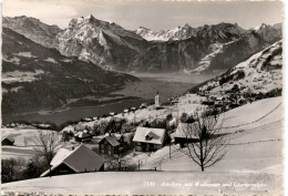 Amden Mit Wallensee Und Glarneralpen (7131) * 3. 3. 1958 - Amden