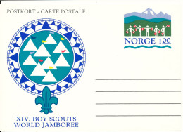 Norway Postcard In Mint Condition XIV Boy Scouts World Jamboree Norway - Scoutismo