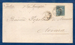 Argentina To Italy, 1887, Via Ship Europa   (026) - Storia Postale