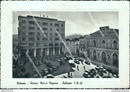 Ci417 Cartolina Potenza Citta' Piazza Mario Pagano Palazzo Ina Basilicata - Potenza