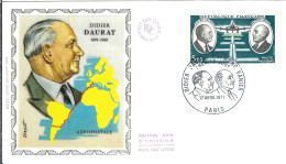 FRANCE 1971: 2x FDC "Daurat Et Vanier" - 1960-.... Oblitérés