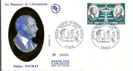 FRANCE 1971: 2x FDC "Daurat Et Vanier" - 1960-.... Oblitérés