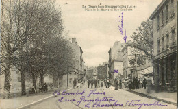 LE CHAMBON FEUGEROLLES Place De La Mairie Et Rue Gambetta - Le Chambon Feugerolles