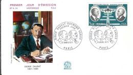 FRANCE 1971: 2x FDC "Daurat Et Vanier" - 1970-1979