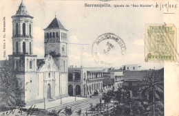 CPA COLOMBIE / BARRANQUILLA / IGLESIA DE SAN NICOLAS - Kolumbien