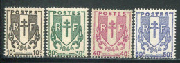 FRANCE- Y&T N°670 à 673- Neuf Sans Charnière ** - Unused Stamps