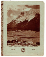 Couverture De Cahier DOUCE FRANCE . Village De LERMOOS Autriche Et Lac De GOSAU .PARCHEMIN EMERAUDE - Protège-cahiers