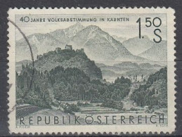 AUSTRIA 1082,used,falc Hinged - Umweltschutz Und Klima
