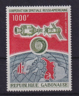 Gabun 1975 Raumfahrt Kopplung Sojuz-Apollo  Mi.-Nr. 539 ** / MNH - Gabon (1960-...)