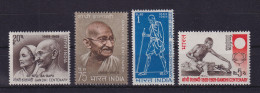 Indien 1969 Mahatma Gandhi Mi.-Nr. 481-484 Postfrisch ** - Other & Unclassified