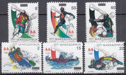 NORDMAZEDONIEN  62-67,  Postfrisch **, 100 Jahre Olympische Spiele, 1996 - Nordmazedonien