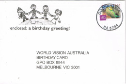 55590. Carta OODNADATTA (Australia Meridional) 2001 To Merbourne - Lettres & Documents