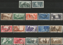 Italia Kingdom Regno 1932 X° Marcia Su Roma - 10th Aniversary March To Rome - Short 17v Set In VFU Condition - Usados