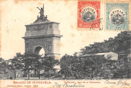 CPA VENEZUELA / SALUDO DE VENEZUELA / CARACAS / ARCO DE LA FEDERACION - Venezuela