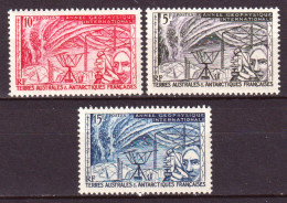 TAAF 1957 Y.T.8/10 **/MNH VF - Nuovi