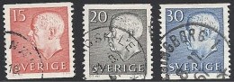 Schweden, 1961, Michel-Nr. 468-470, Gestempelt - Usados