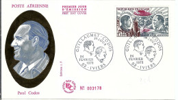 FRANCE 1973: 2x FDC "Codos & Guillaumet" - 1960-.... Used