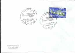 FRANCE 1975: FDC "Gazelle" - 1960-.... Used