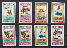 MONGOLIA 1974, Sc #164-168, C27-C29, Transportation, MNH - Mongolië