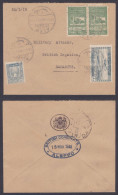 Syria 1948 Used Cover To Military Attache, British Legation, Damascus, From British Consulate, Aleppo, Postal Stationery - Syrien