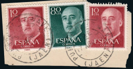 Jaén - Edi O 1143+1152 - Fragmento Mat "Puente De Génave - SPE - Jaén" - Used Stamps