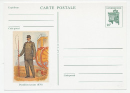 Postal Stationery Luxembourg Postillion - Postman - Altri & Non Classificati