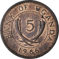 Ouganda, 5 Cents, 1966 - Uganda