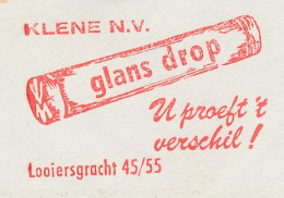 Meter Cover Netherlands 1966 Candy - Licorice - Amsterdam - Levensmiddelen