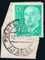 Jaén - Edi O 1155 - Fragmento Mat "Puente De Génave - SPE - Jaén" - Used Stamps