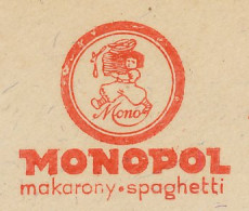 Meter Proof / Test Strip Bohemia And Moravia 1939 Spaghetti - Macaroni - Monopol - Alimentazione