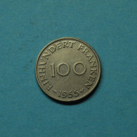 Saarland 1955 100 Franken (M5419 - Andere & Zonder Classificatie