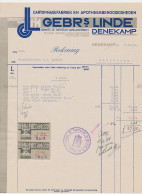 Omzetbelasting 10 CENT / 1.- GLD - Denekamp 1934 - Revenue Stamps