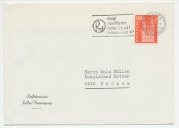 Cover / Postmark Switzerland 1968 Rheumatism - Altri & Non Classificati