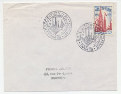 Cover / Postmark France 1954 Philatelic Exhibition - Altri & Non Classificati