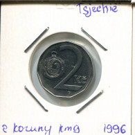 2 KORUN 1996 TSCHECHIEN CZECH REPUBLIC Münze #AP754.2.D.A - Tchéquie