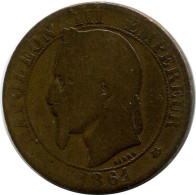 5 CENTIMES 1861 A FRANCIA FRANCE Napoleon III Moneda #AM947.E.A - 5 Centimes