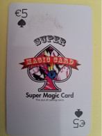 DUITSLAND/GERMANY  € 5,- / PREPAID/SUPER MAGIC CARD/ SPADES / PLAYING CARD       Fine Used  PREPAID  **17136** - GSM, Cartes Prepayées & Recharges