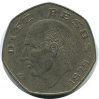 10 PESOS 1979 MEXICO Moneda #AH558.5.E.A - Mexiko