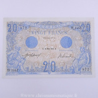 20 Francs Bleu 20.3.1912, W1441/972, SUP - 20 F 1905-1913 ''Bleu''