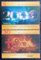 North Macedonia 2000, Millennium, MNH Stamps Strip - Nordmazedonien