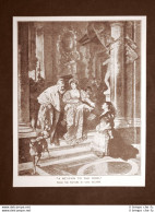 Una Petizione Al Doge Quadro Di Carl Becker Stampa Del 1888 - Vor 1900