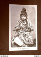 Un Mendicante Religioso Del Siam Nel 1883 Moda E Costume - Vor 1900